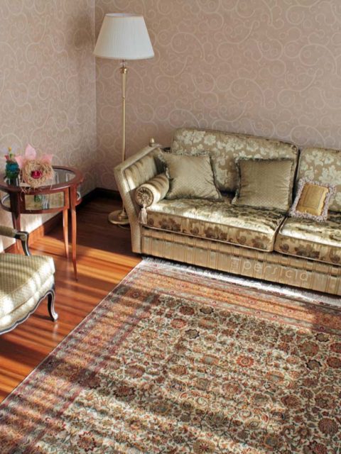 Шелковый ковер кашмир METHATRON RUGS