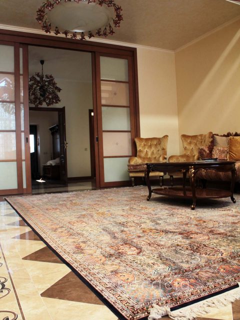 Шелковый ковер кашмир METHATRON RUGS