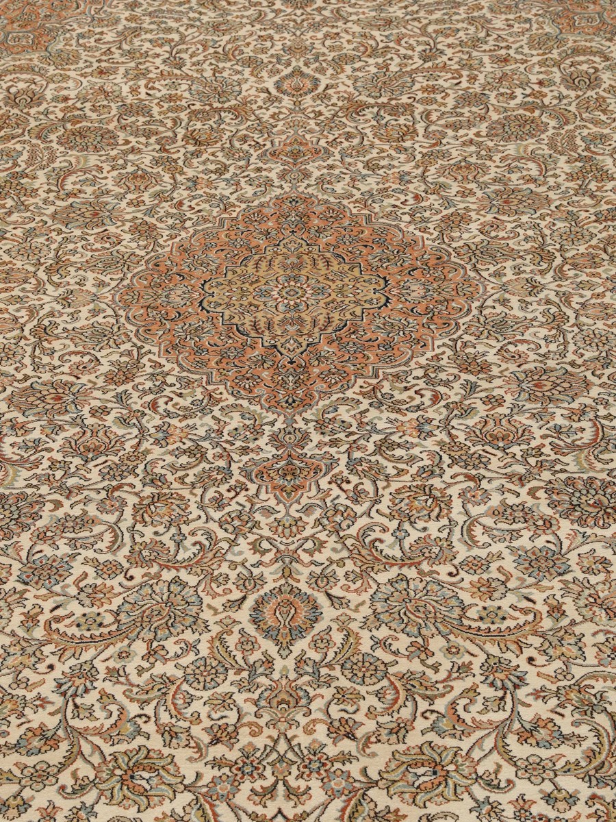 248x343 см, Индия, Шёлк, Silk, оранжевый — вид 5