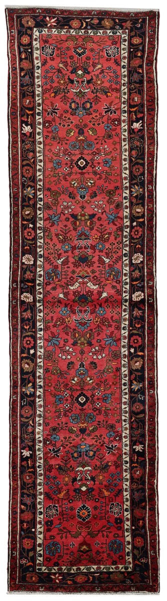 104x410 см, Иран, Хамадан, Wool, чёрный