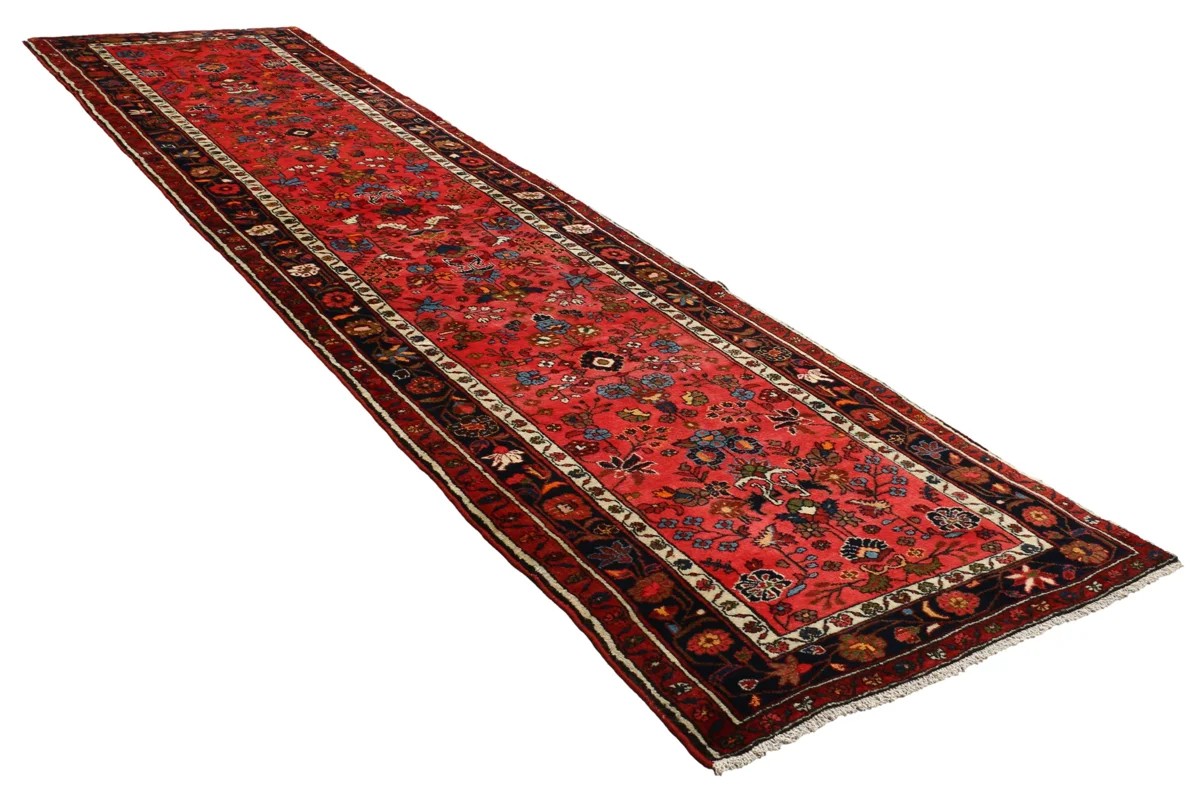 104x410 см, Иран, Хамадан, Wool, чёрный — вид 2