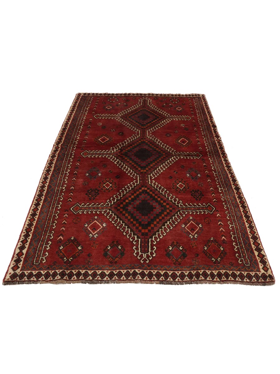 135x240 см, Иран, Кашкай, Wool, чёрный — вид 3