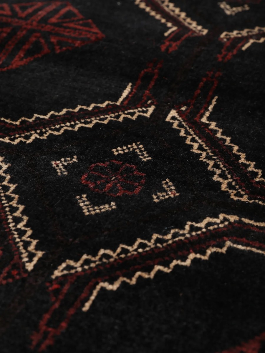 135x240 см, Иран, Восточные, Wool, чёрный — вид 6