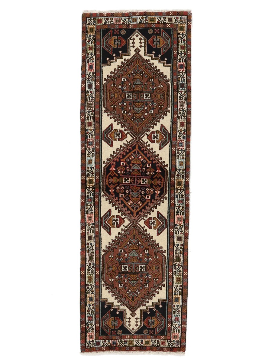 69x213 см, Иран, Восточные, Wool, чёрный
