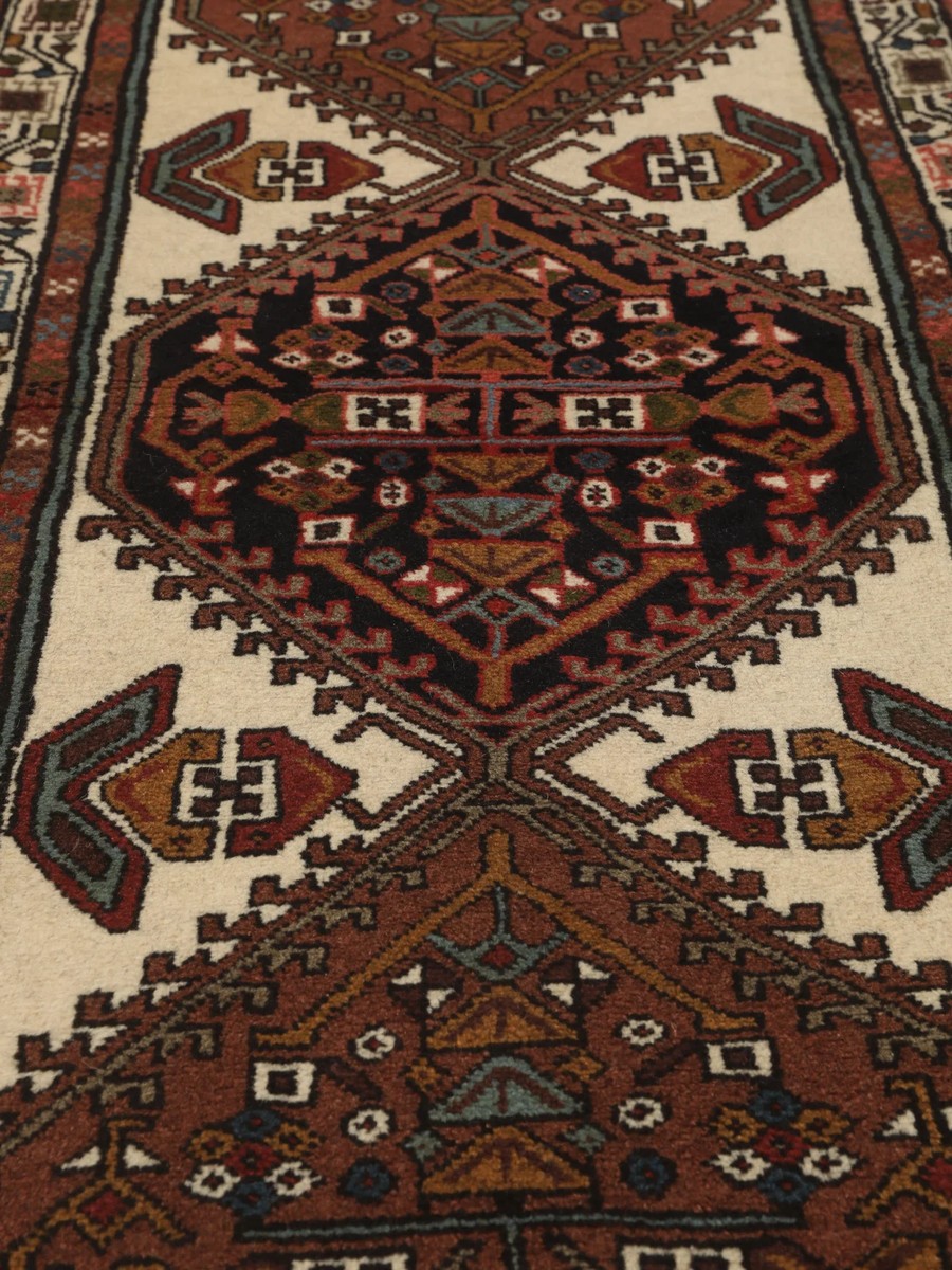 69x213 см, Иран, Восточные, Wool, чёрный — вид 4