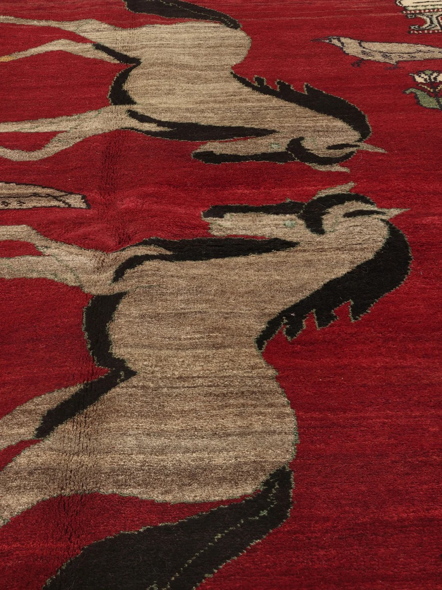 150x232 см, Иран, Кашкай, Wool, чёрный — вид 4