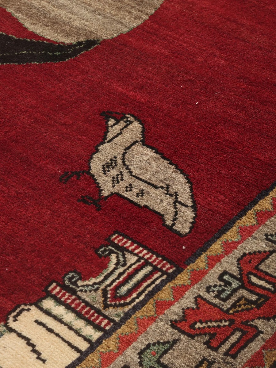150x232 см, Иран, Кашкай, Wool, чёрный — вид 5