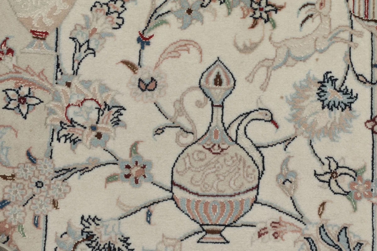 70x150 см, Иран, Наин, Wool, жёлтый — вид 3