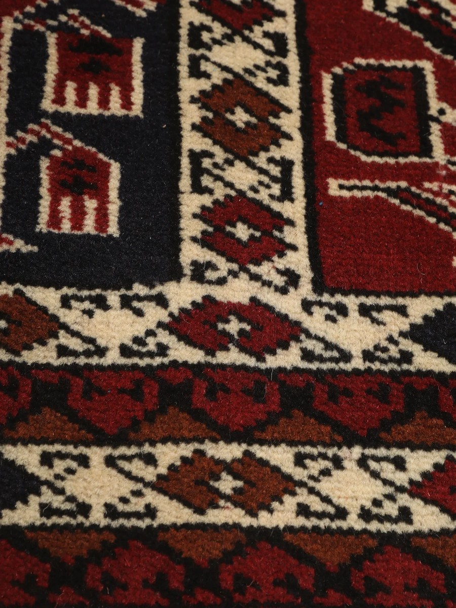 76x133 см, Иран, Восточные, Wool, бежевый — вид 4