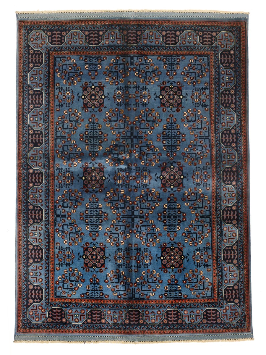 149x197 см, Афганистан, Восточные, Wool, чёрный