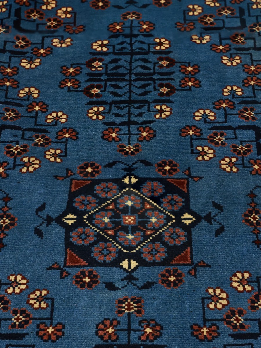149x197 см, Афганистан, Восточные, Wool, чёрный — вид 3