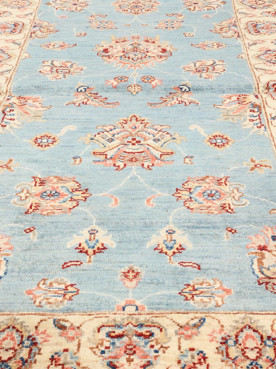 84x256 см, Афганистан, Зиглер, Wool, зелёный — вид 2