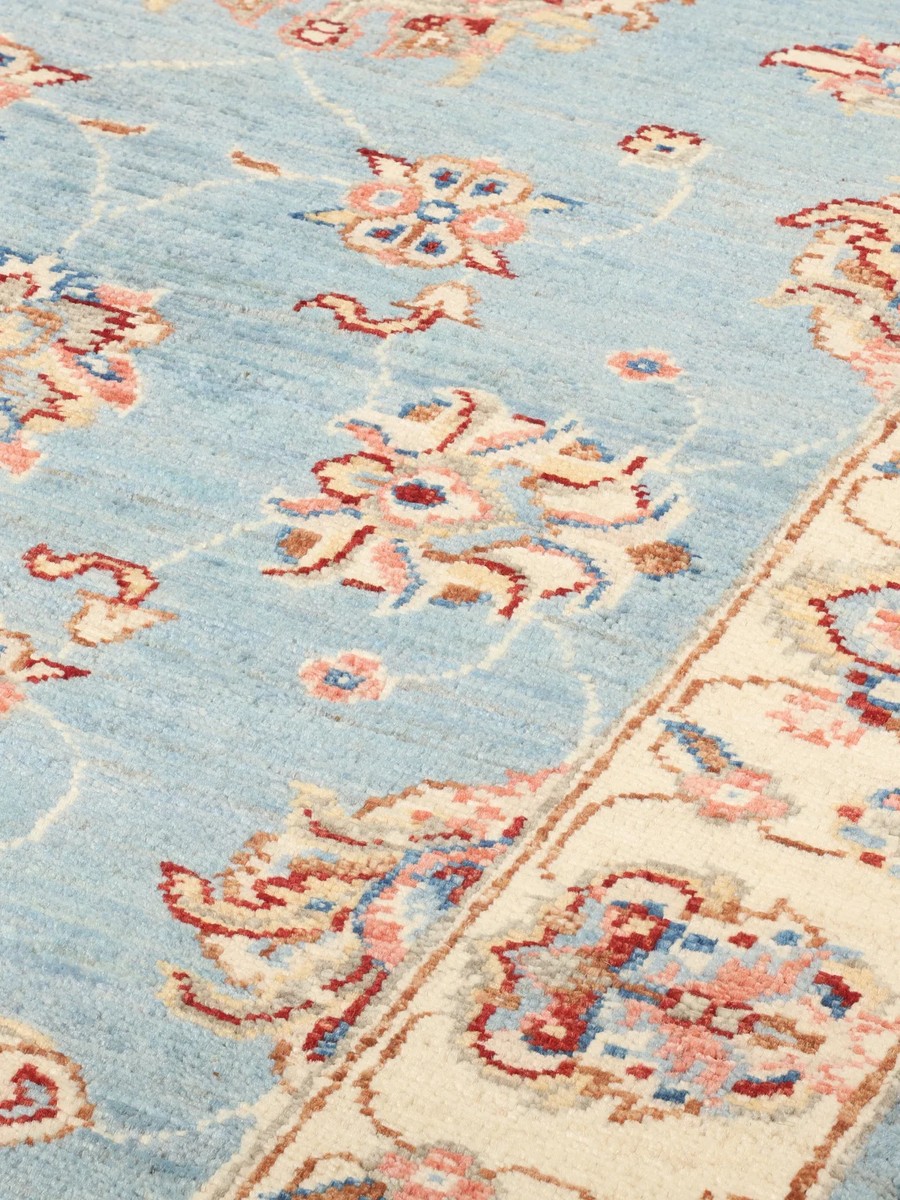 84x256 см, Афганистан, Зиглер, Wool, зелёный — вид 3
