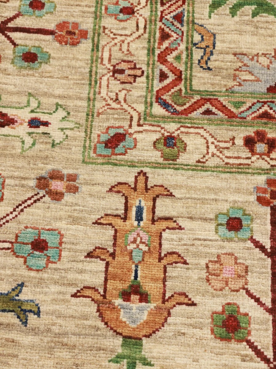 249x297 см, Афганистан, Восточные, Wool, оранжевый — вид 4