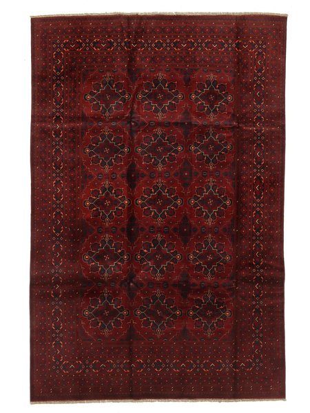 193x292 см, Афганистан, Афган / Пакистан, Wool, чёрный