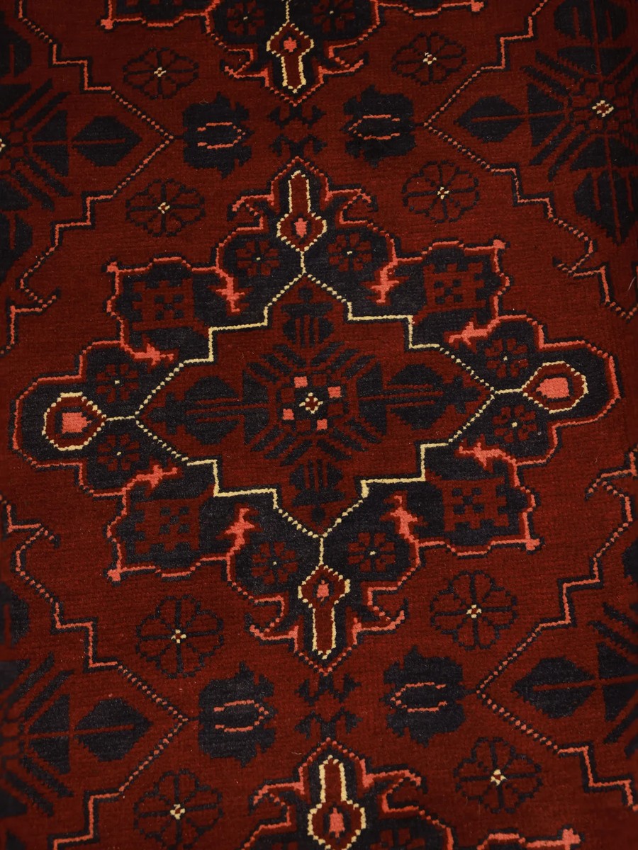 193x292 см, Афганистан, Афган / Пакистан, Wool, чёрный — вид 4