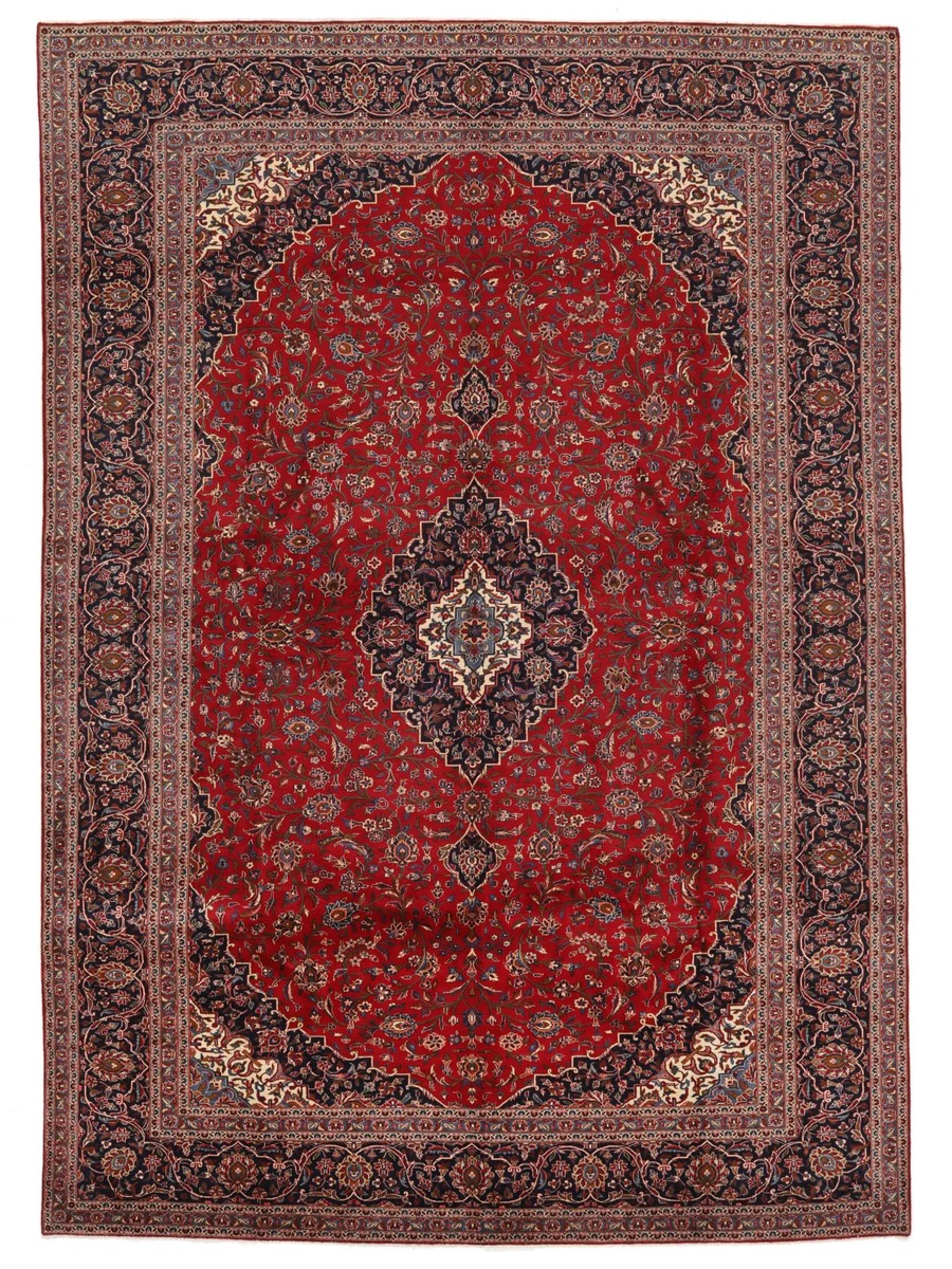 335x483 см, Иран, Кашан, Wool, красный