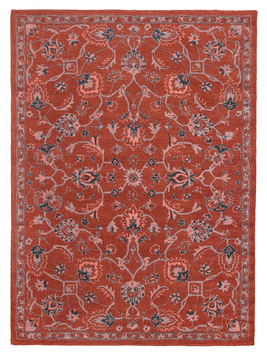 200x300 см, Индия, Восточные, Wool, красный