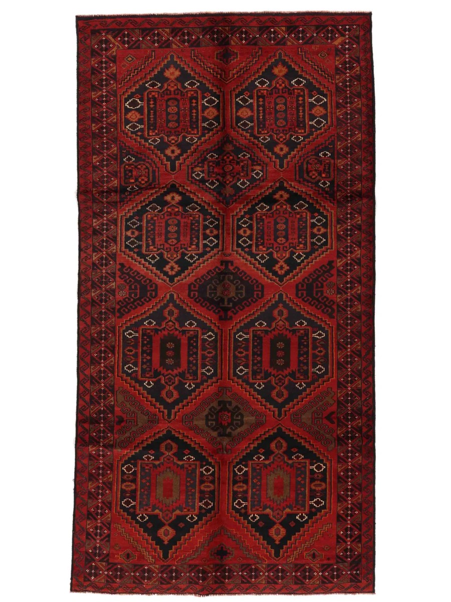155x295 см, Афганистан, Балучи, Wool, чёрный