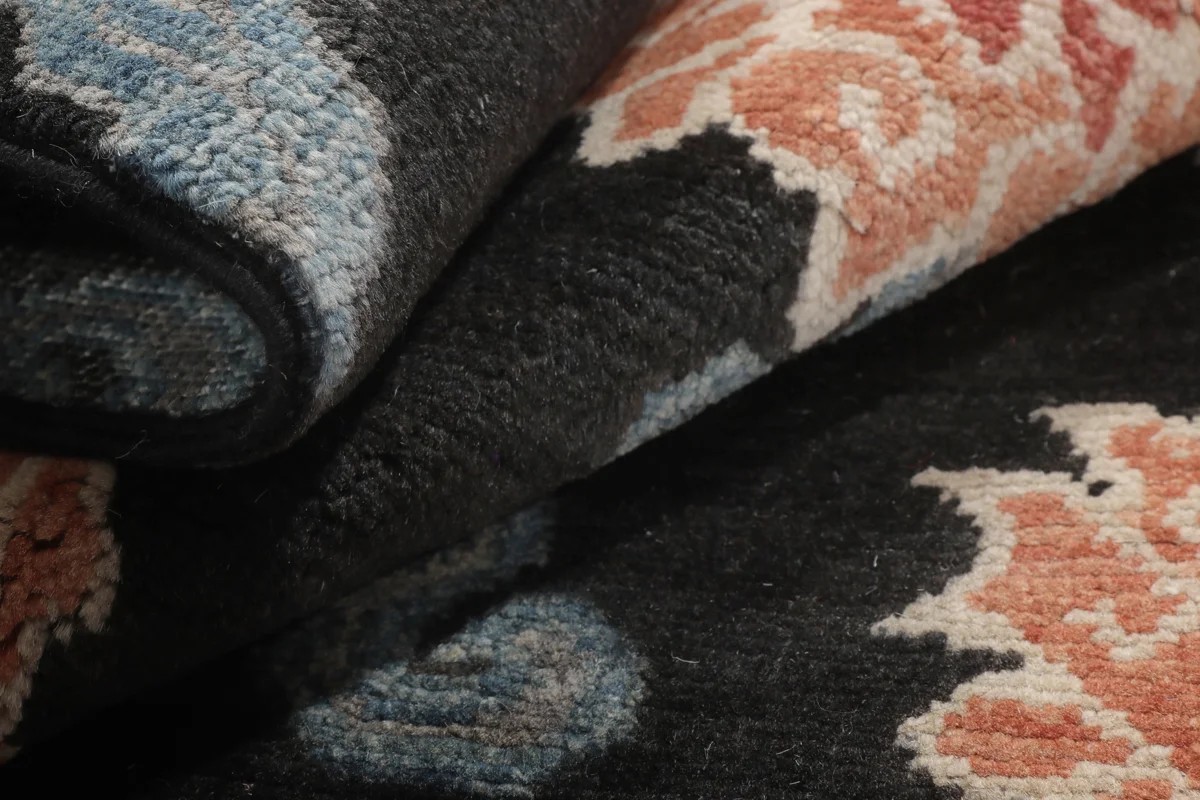 251x298 см, Афганистан, Казак, Wool, чёрный — вид 4
