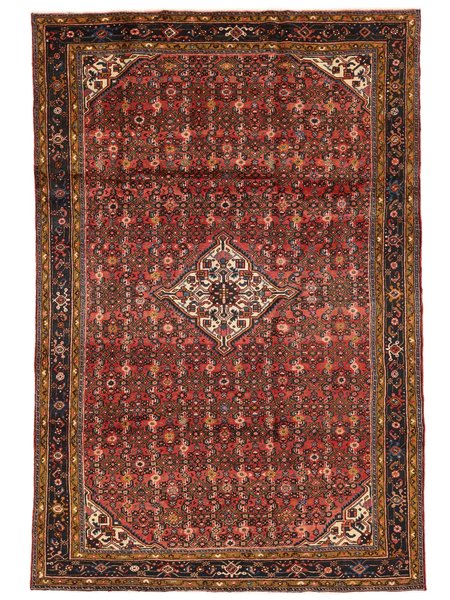 206x307 см, Иран, Хамадан, Wool, чёрный