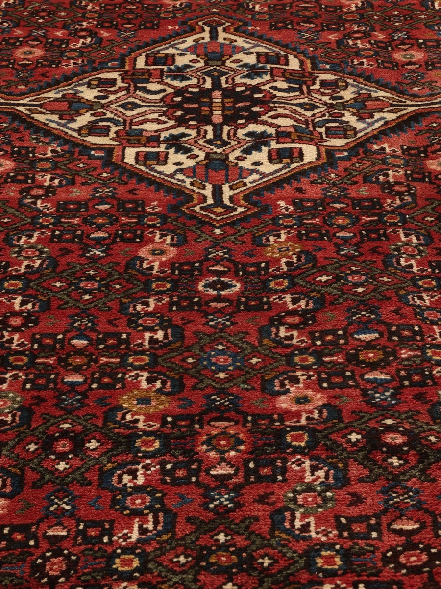 206x307 см, Иран, Хамадан, Wool, чёрный — вид 4