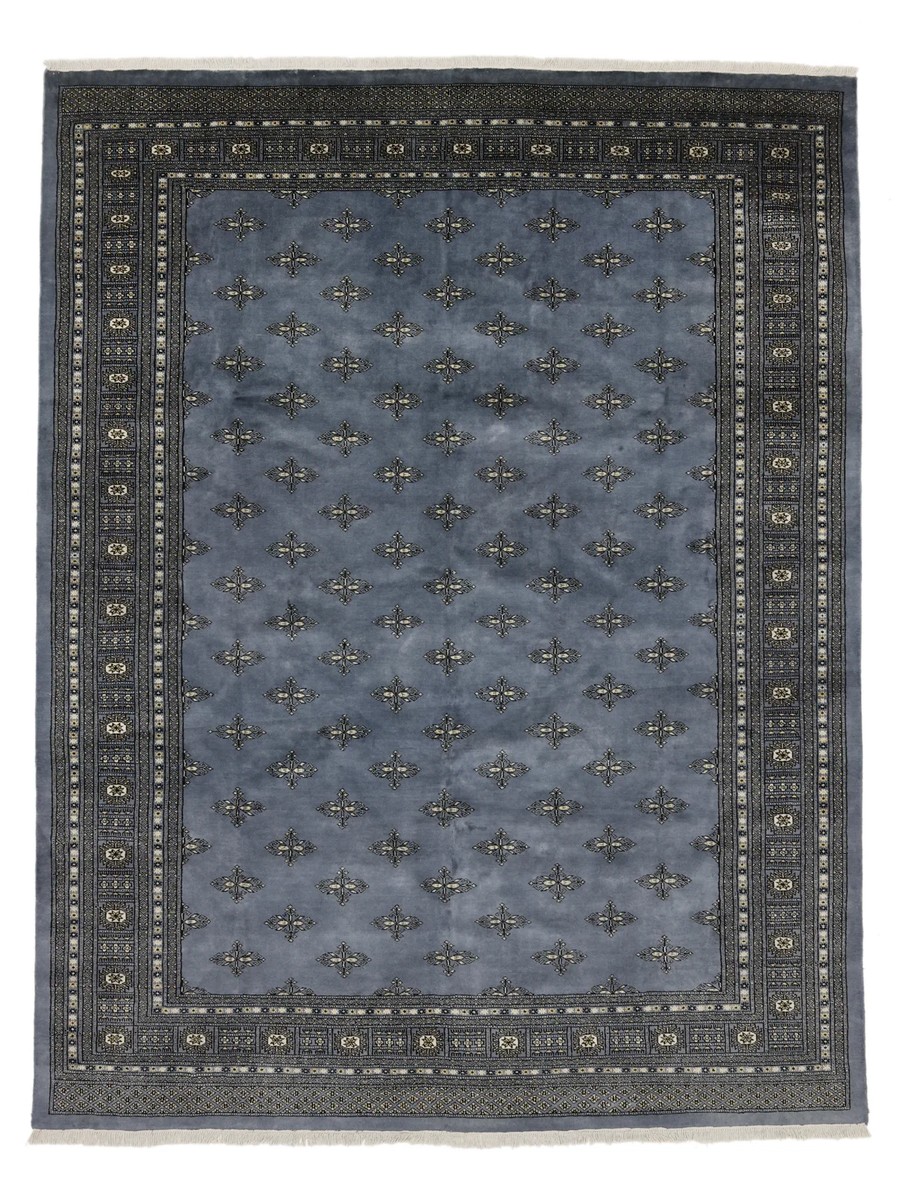 244x317 см, Пакистан, Афган / Пакистан, Wool, тёмно-синий