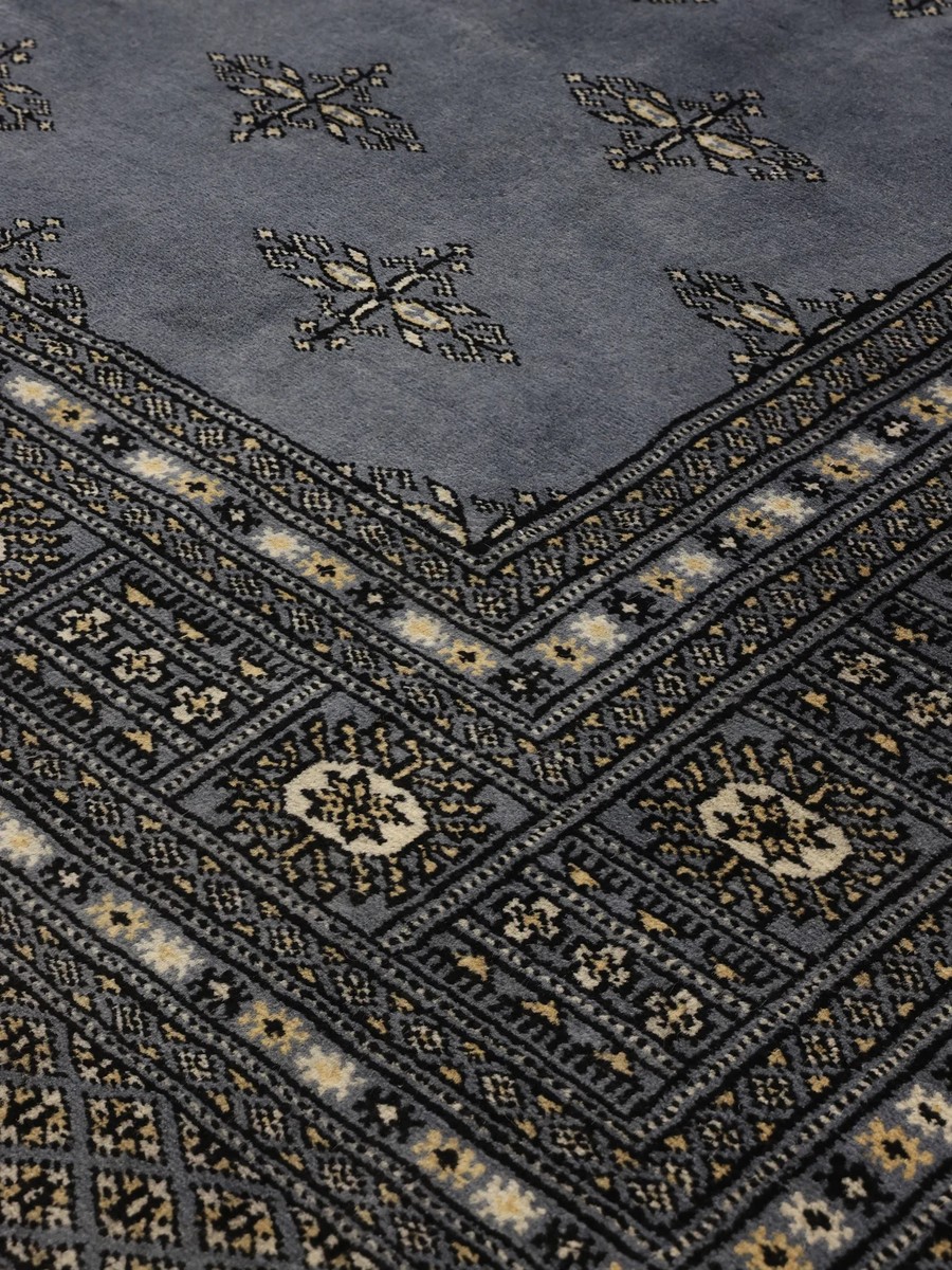 244x317 см, Пакистан, Афган / Пакистан, Wool, тёмно-синий — вид 3