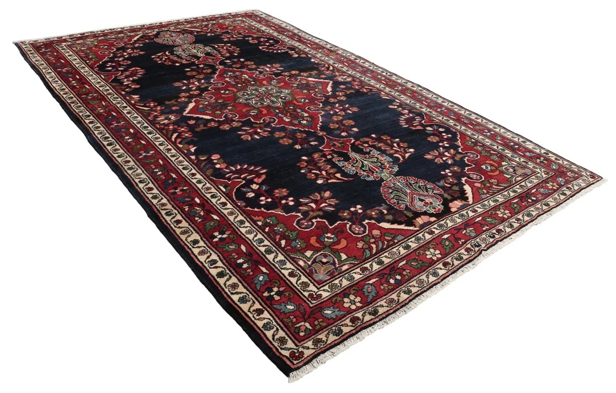 193x300 см, Иран, Хамадан, Wool, чёрный — вид 2