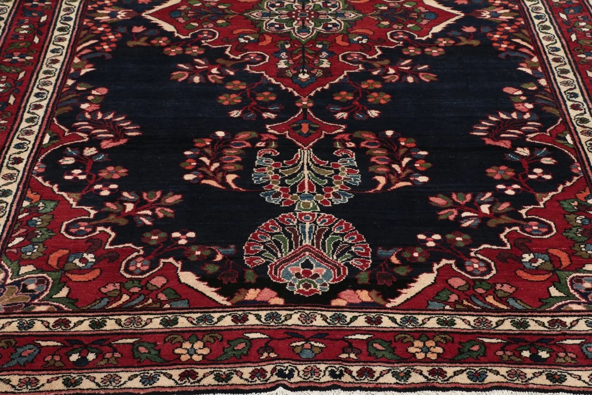 193x300 см, Иран, Хамадан, Wool, чёрный — вид 4
