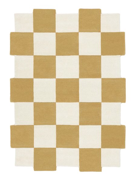 200x300 см, Индия, Современные, Wool, жёлтый
