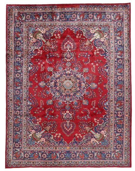 250x325 см, Иран, Машад, Wool, розовый