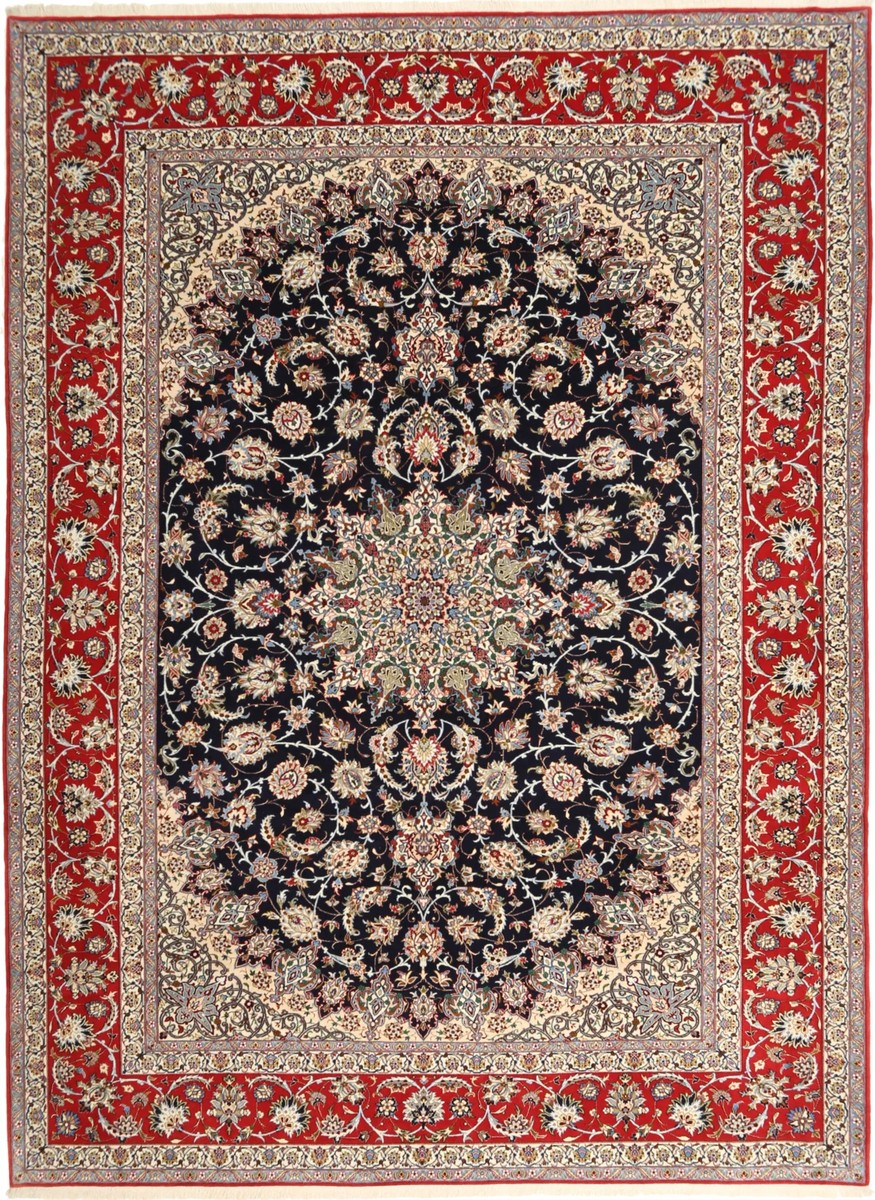 265x363 см, Иран, Исфахан, Wool, оранжевый