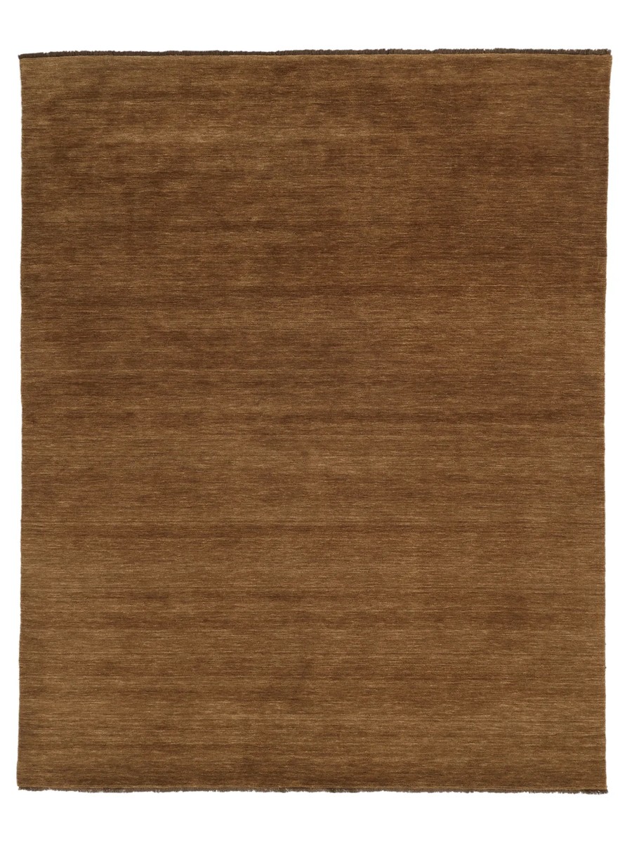 200x250 см, Индия, Однотонные, Wool, коричневый