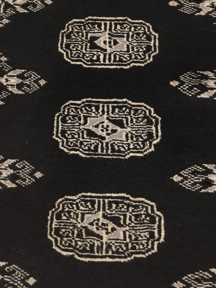 75x482 см, Пакистан, Афган / Пакистан, Wool, чёрный