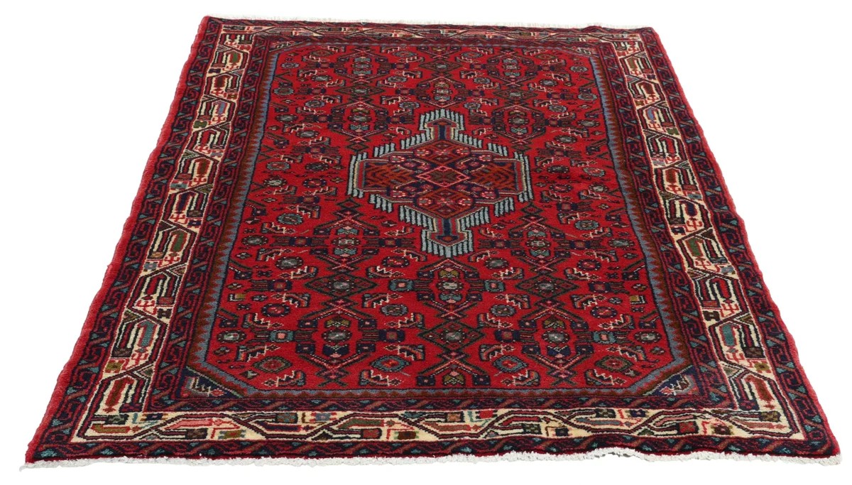 100x137 см, Иран, Хамадан, Wool, чёрный — вид 4