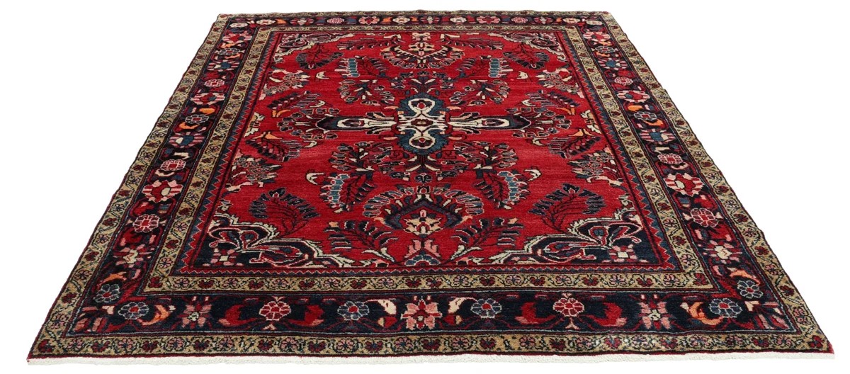 165x215 см, Иран, Хамадан, Wool, чёрный — вид 3
