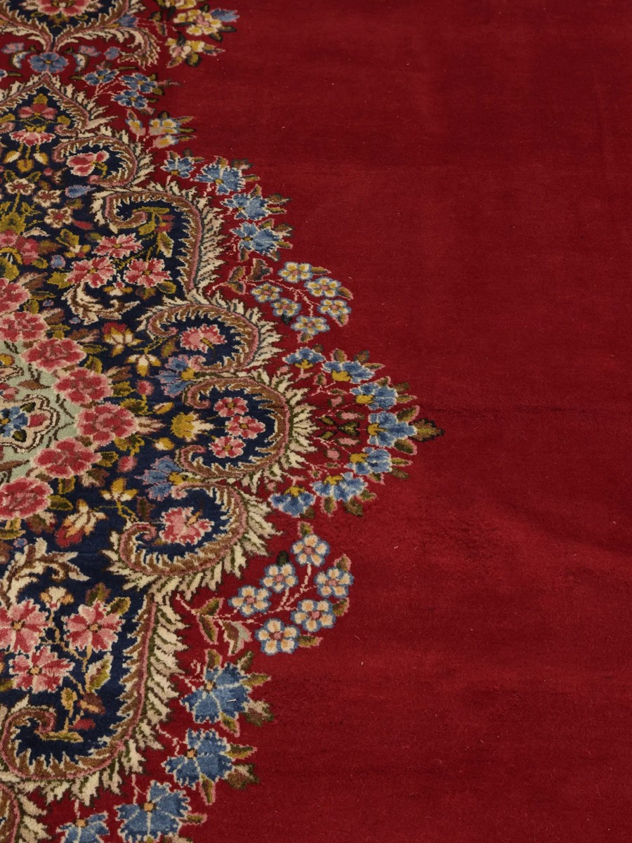 350x525 см, Иран, Керман, Wool, красный — вид 3