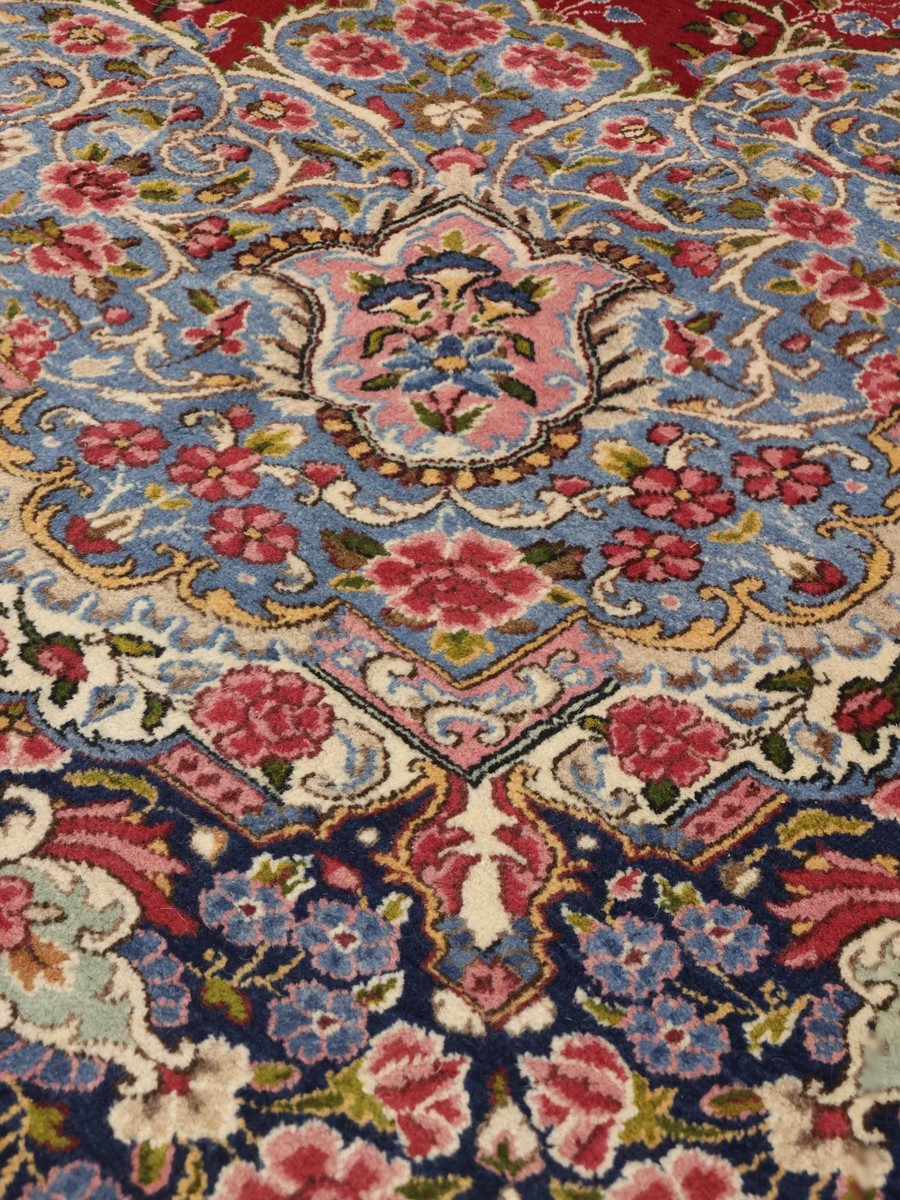 350x525 см, Иран, Керман, Wool, красный — вид 4