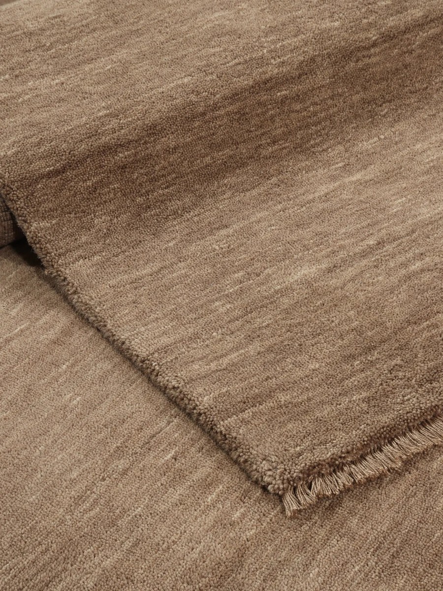 80x300 см, Индия, Современные, Wool, коричневый — вид 3