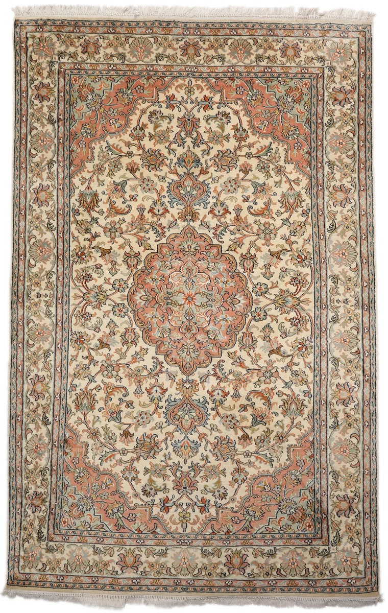 98x152 см, Индия, Шёлк, Silk, оранжевый