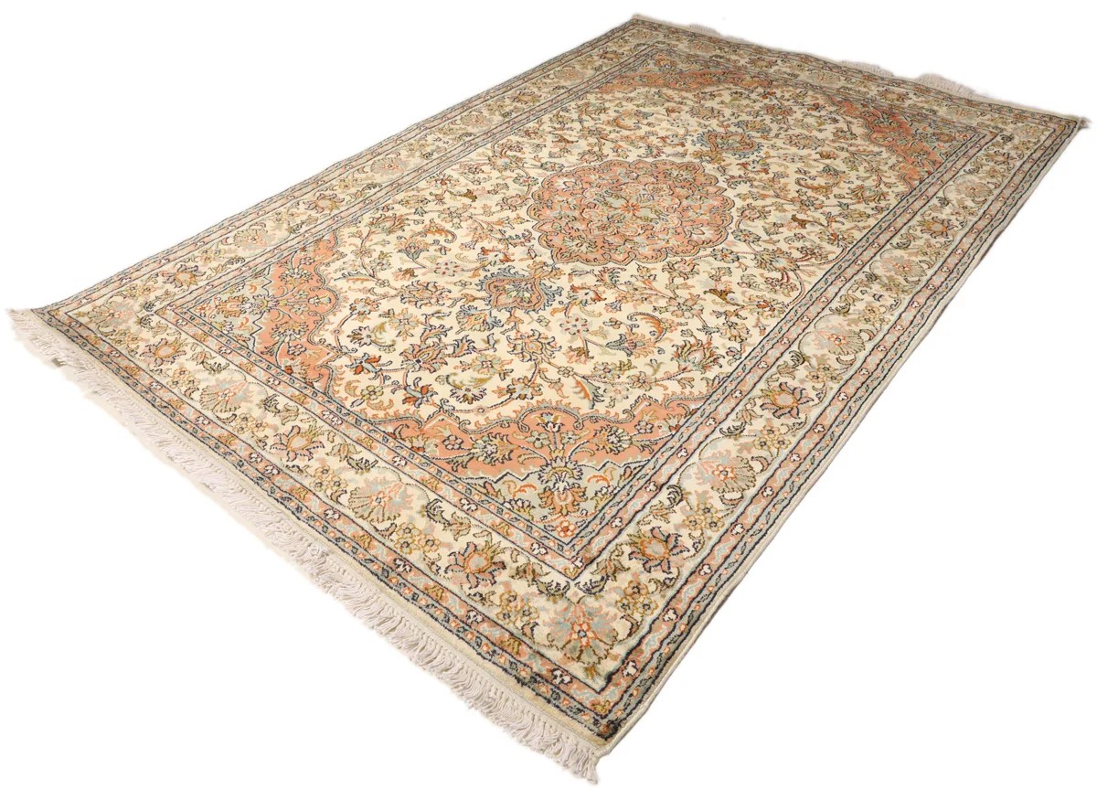 98x152 см, Индия, Шёлк, Silk, оранжевый — вид 2