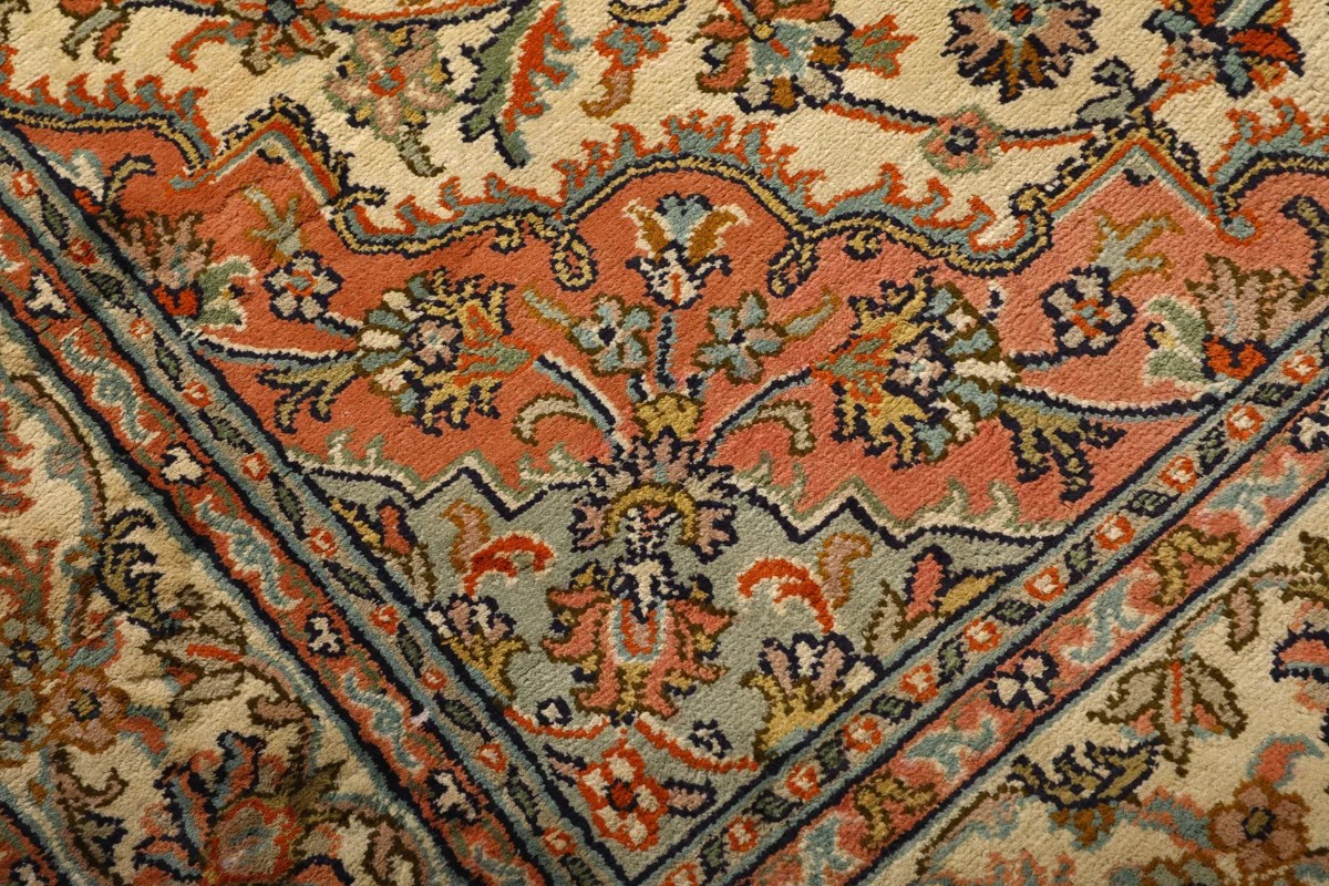 98x152 см, Индия, Шёлк, Silk, оранжевый — вид 7