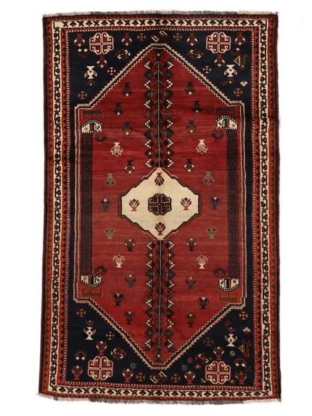 156x255 см, Иран, Кашкай, Wool, чёрный