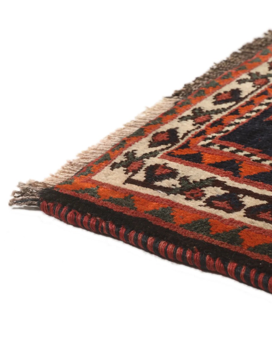 156x255 см, Иран, Кашкай, Wool, чёрный — вид 4