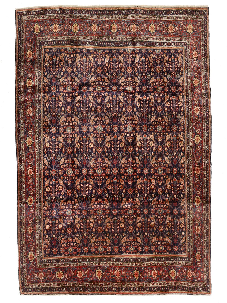219x320 см, Иран, Сарук, Wool, чёрный