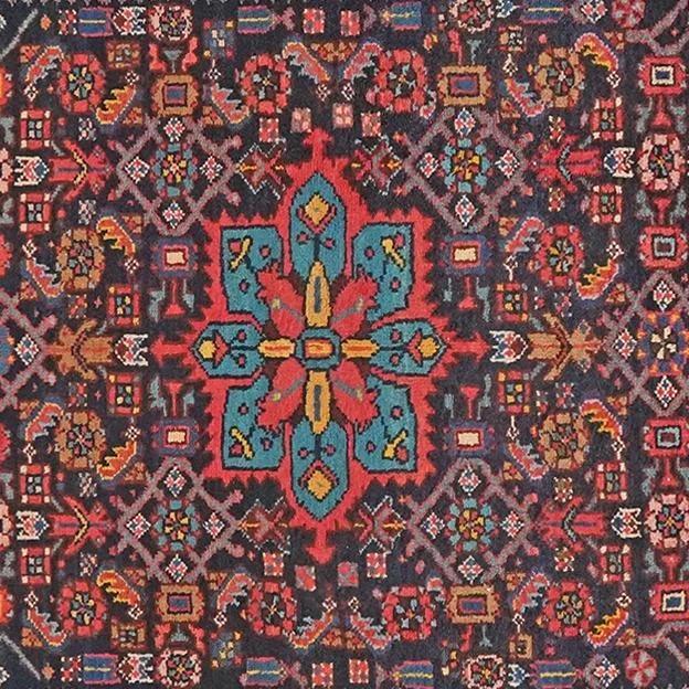 135x200 см, Иран, Керман, Wool, чёрный — вид 2