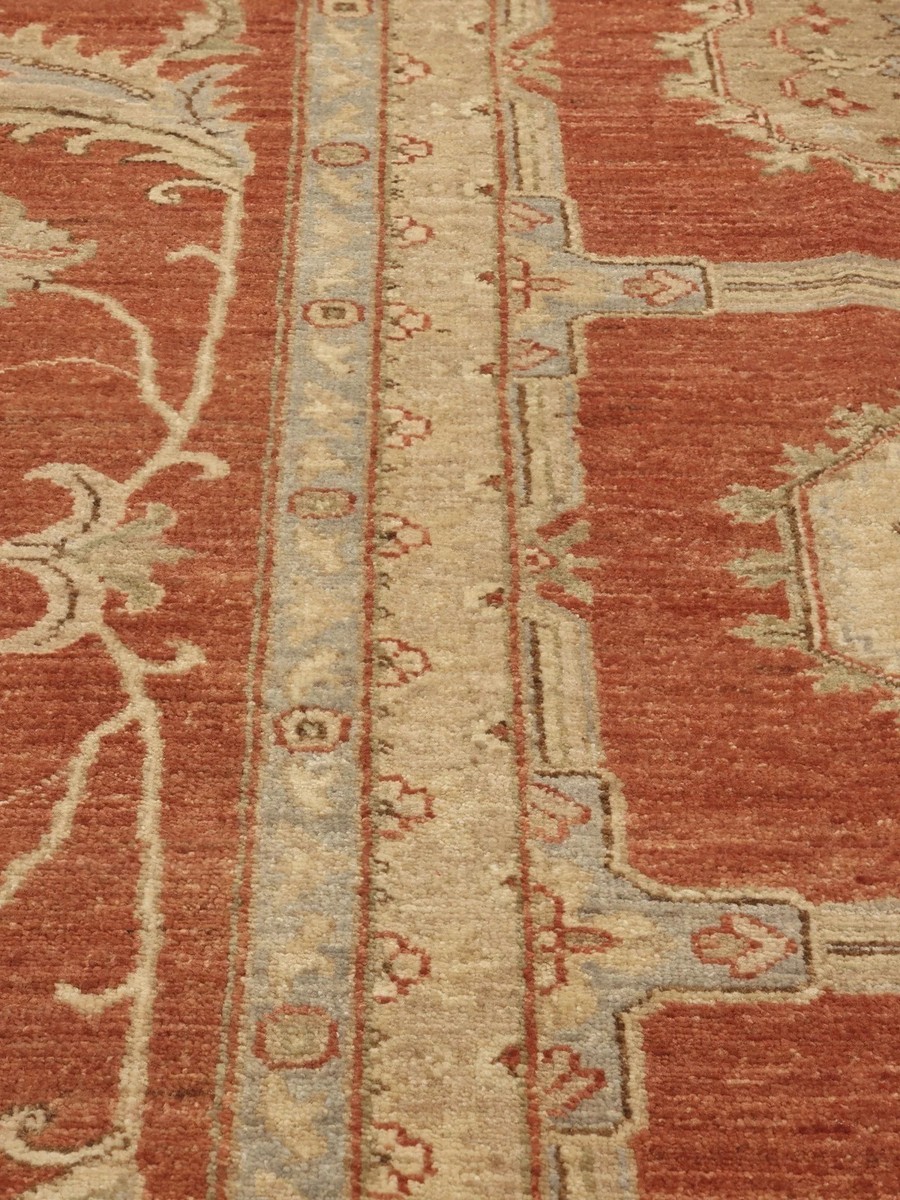 269x364 см, Пакистан, Афган, Wool, оранжевый — вид 4