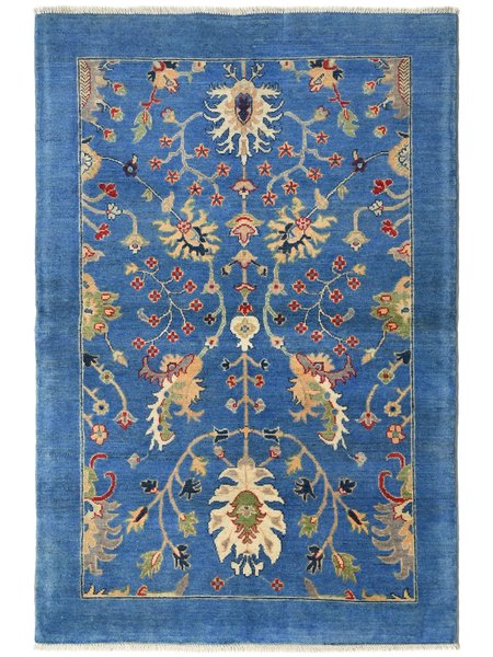 118x188 см, Афганистан, Казак, Wool, тёмно-синий