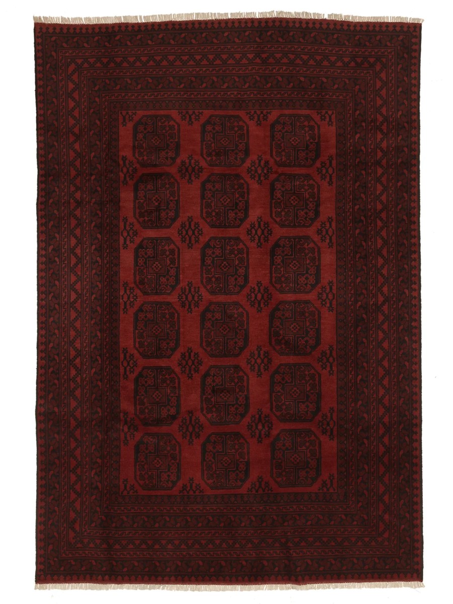 193x288 см, Афганистан, Афган / Пакистан, Wool, чёрный